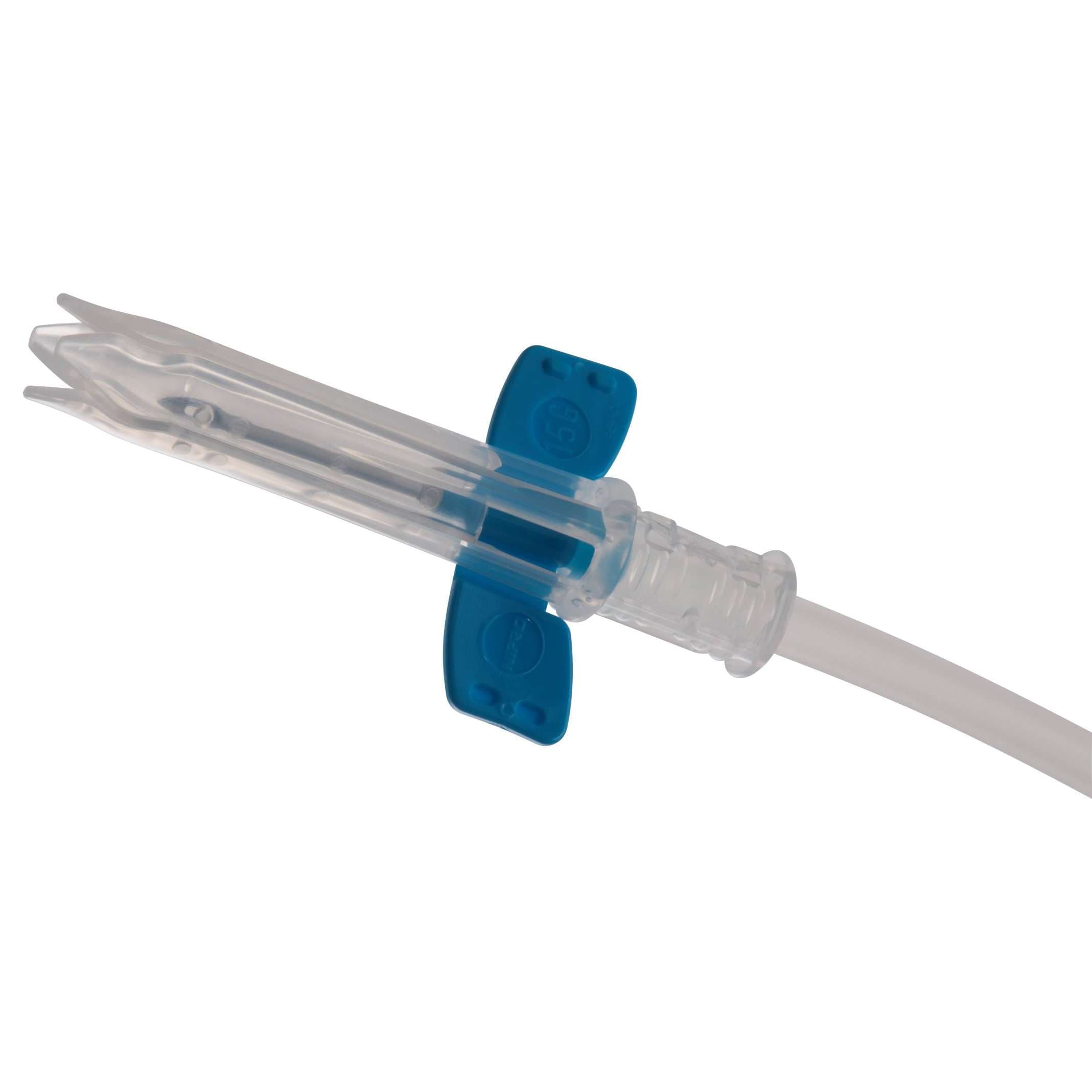 SafeTouch Tulip Arteriovenous Fistula Needle, Blue, 15 Gauge, 1 Inch - Case of 300 - Image 1