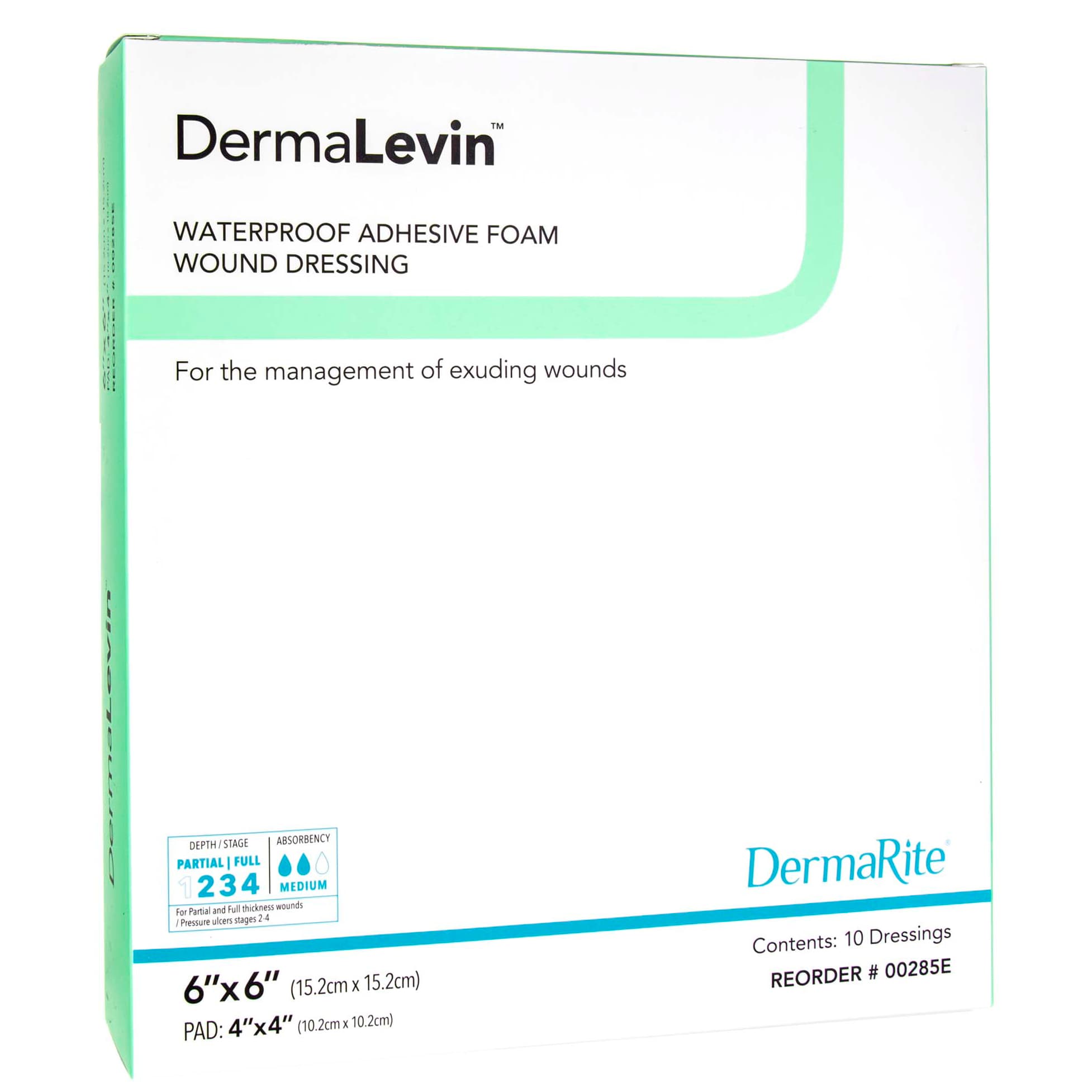 DermaLevin Waterproof Adhesive Foam Island Dressing - Image 5