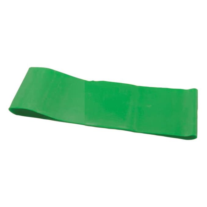 CanDo Band Exercise Loop, 10 Inch Long, Green, medium - Box of 10 - Image 1