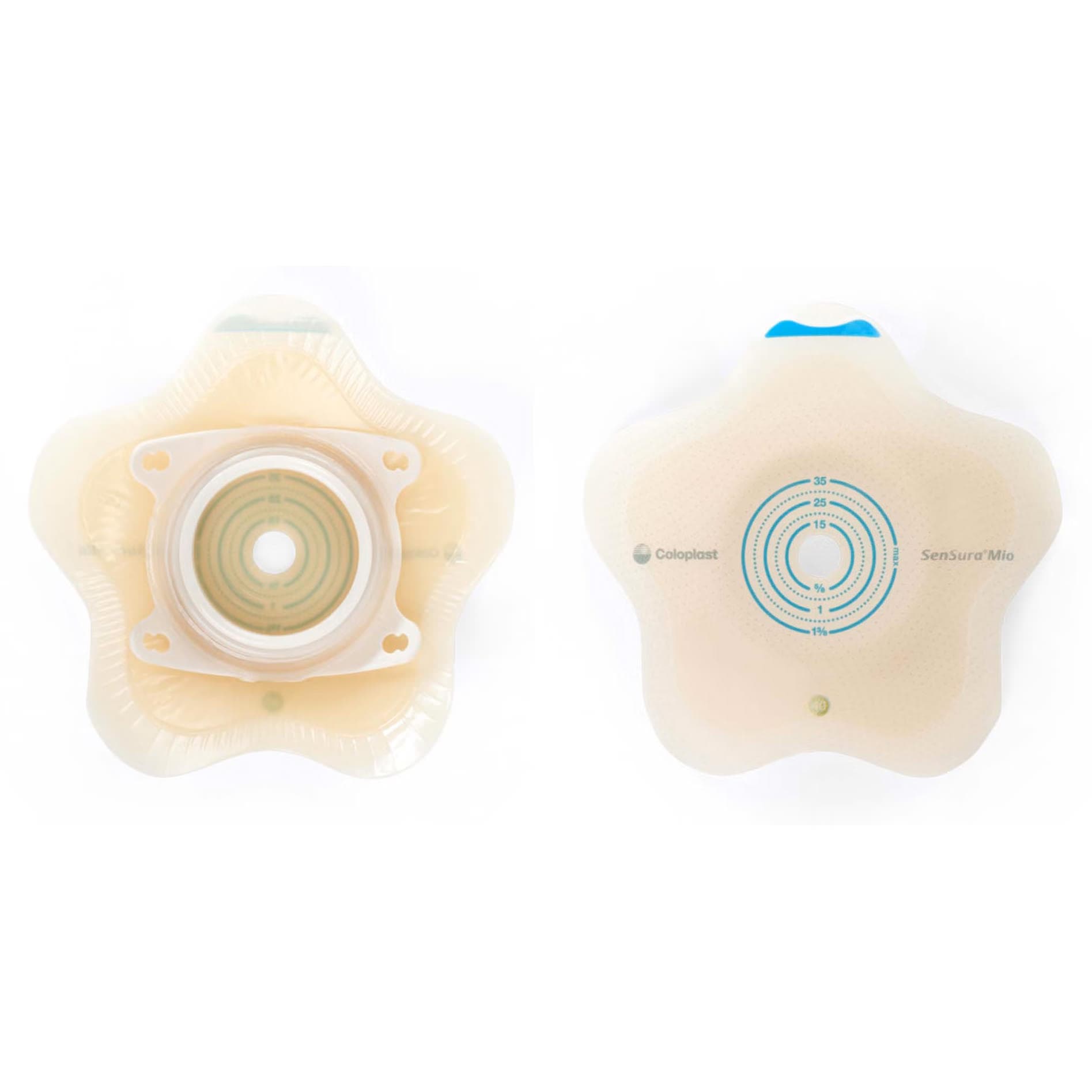 SenSura Mio Click Cut-to-fit Convex Flip Barrier, 3/8 - 1-3/8 Inch - Box of 5 - Image 1