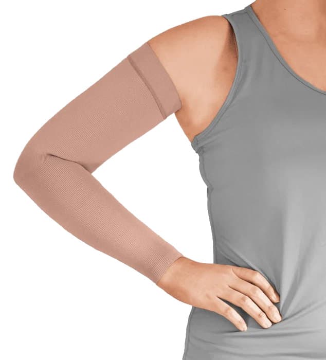 ExoStrong Arm Sleeve, Silicone top, Regular, Extra Large, Beige - Image 1