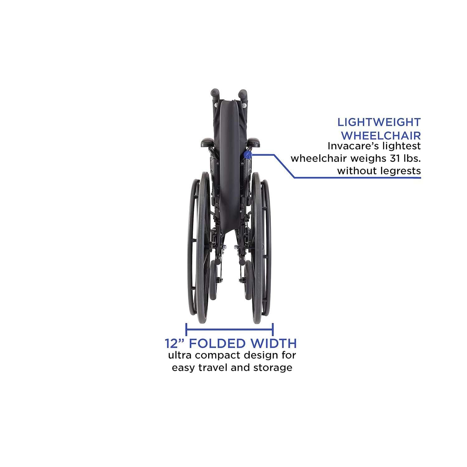 Invacare IVC 9000 XT Manual Wheelchair - Quick Ship - Image 5