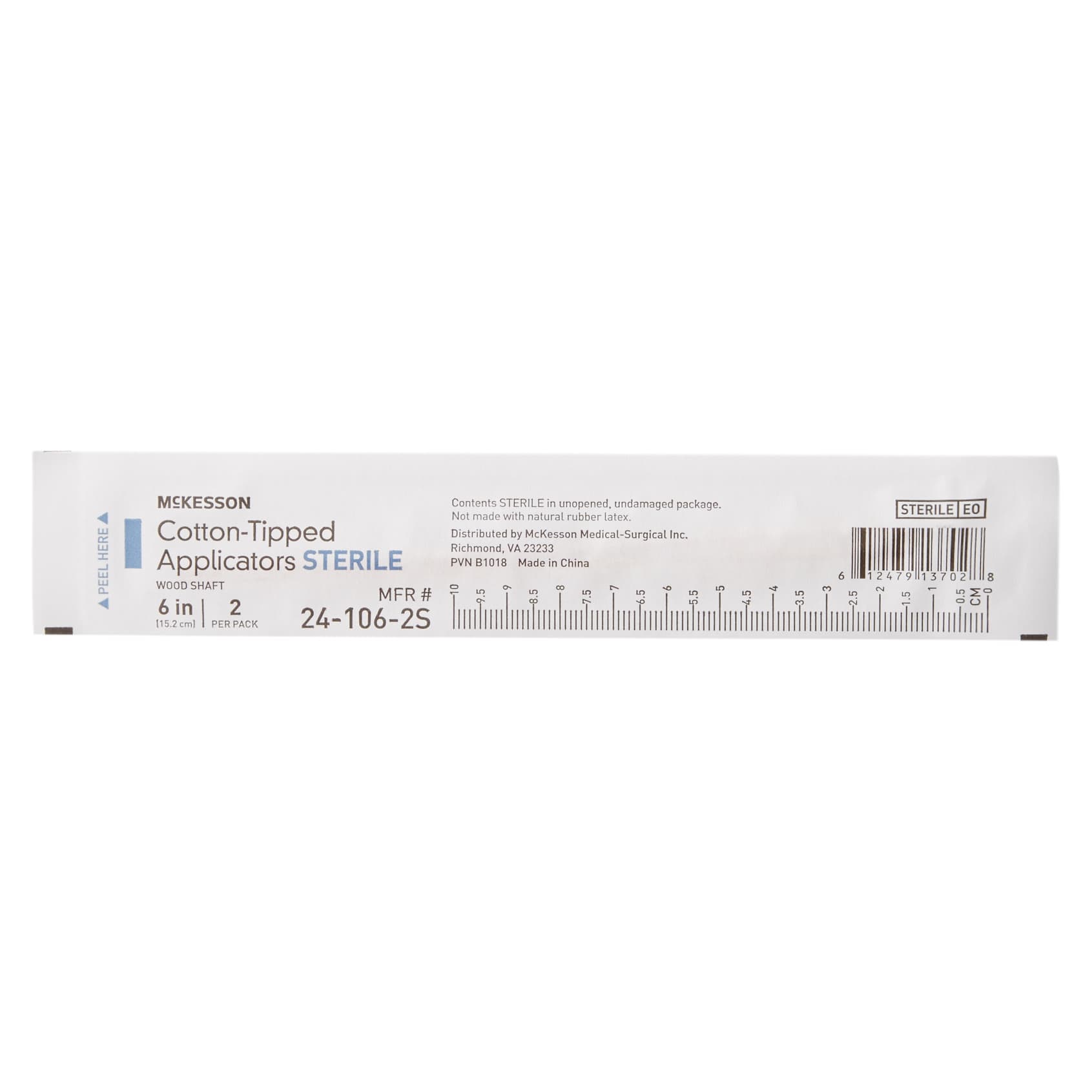 McKesson Cotton-Tipped Applicators, 6 Inch - Box of 100 - Image 1