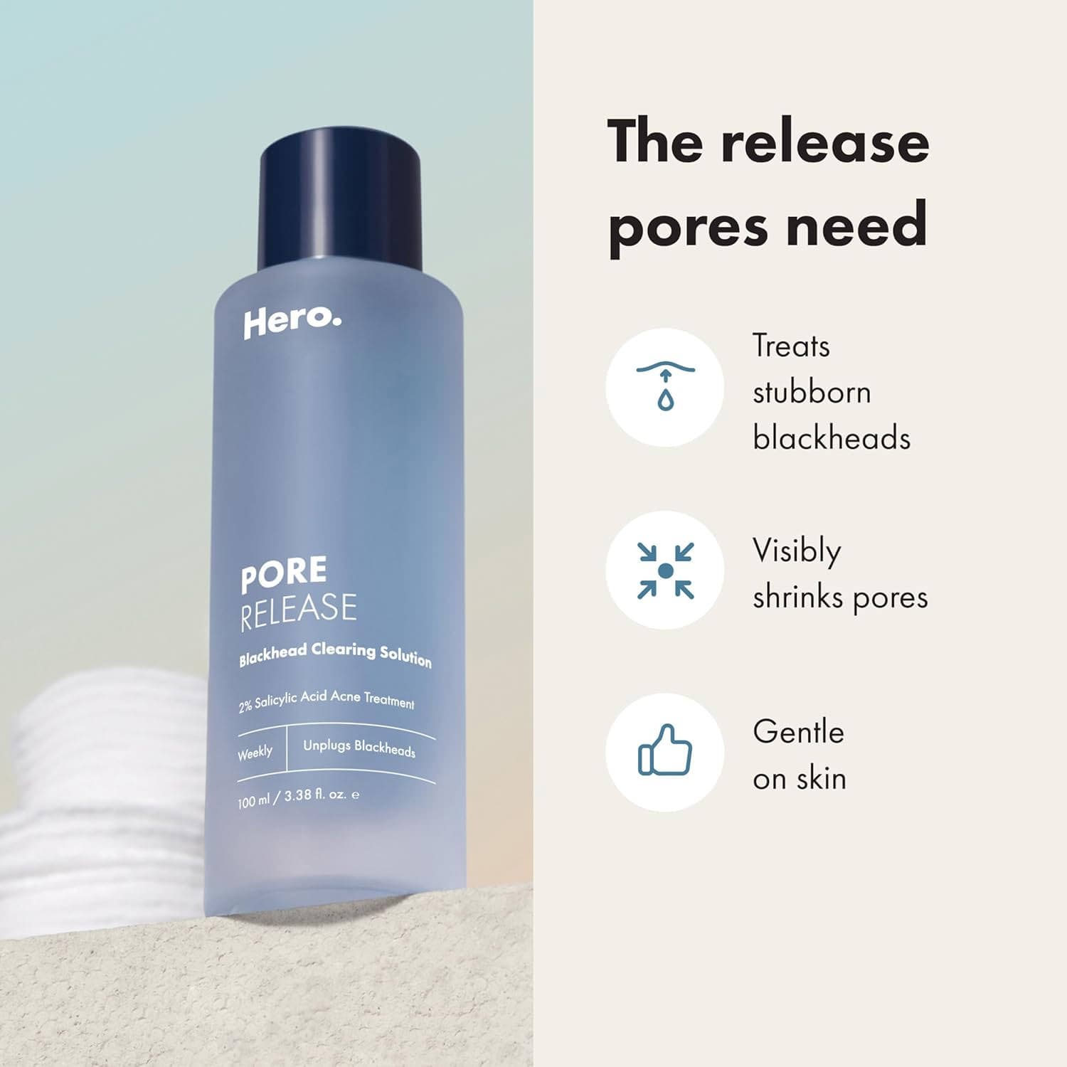 Hero Cosmetics Pore Release, 100mL - Each - Image 2