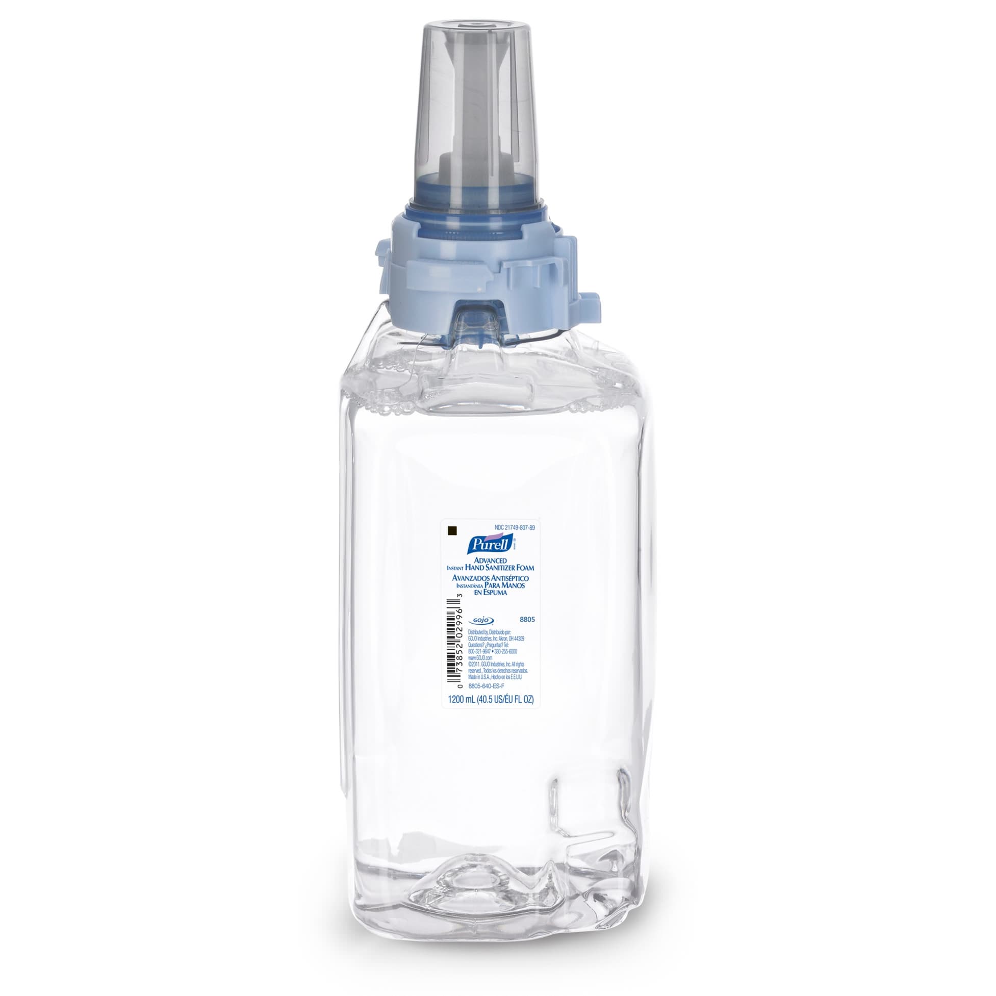 Purell Advanced Hand Sanitizer Dispenser Refill Bottle For ADX-12 Dispenser - Case of 3 - Image 1