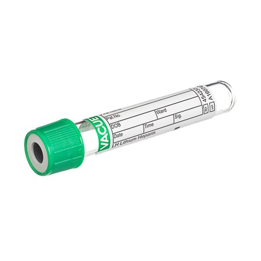 Vacuette Venous Blood Collection Tube Lithium Heparin - Image 2