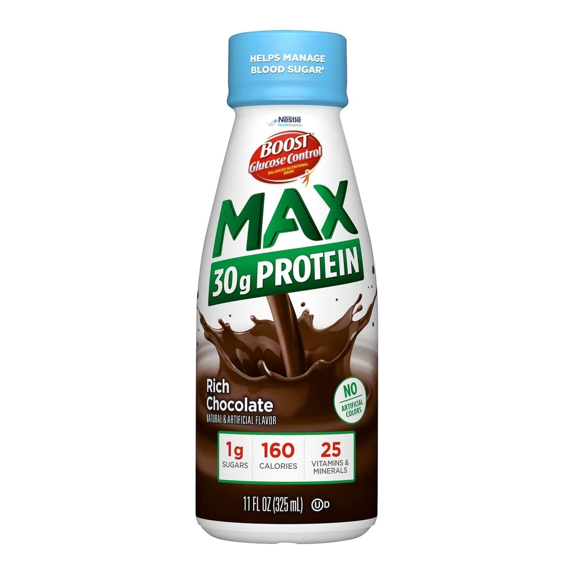Boost Glucose Control Max Protein Balanced Nutritional Drink, 11 oz, Rich Chocolate - Each - Image 1