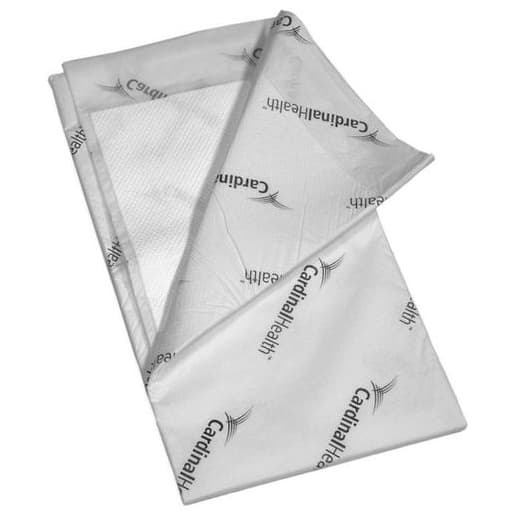 Cardinal Health Wings Quilted Premium MVP Underpads, 23 x 36 Inch - Case of 72 - Image 1