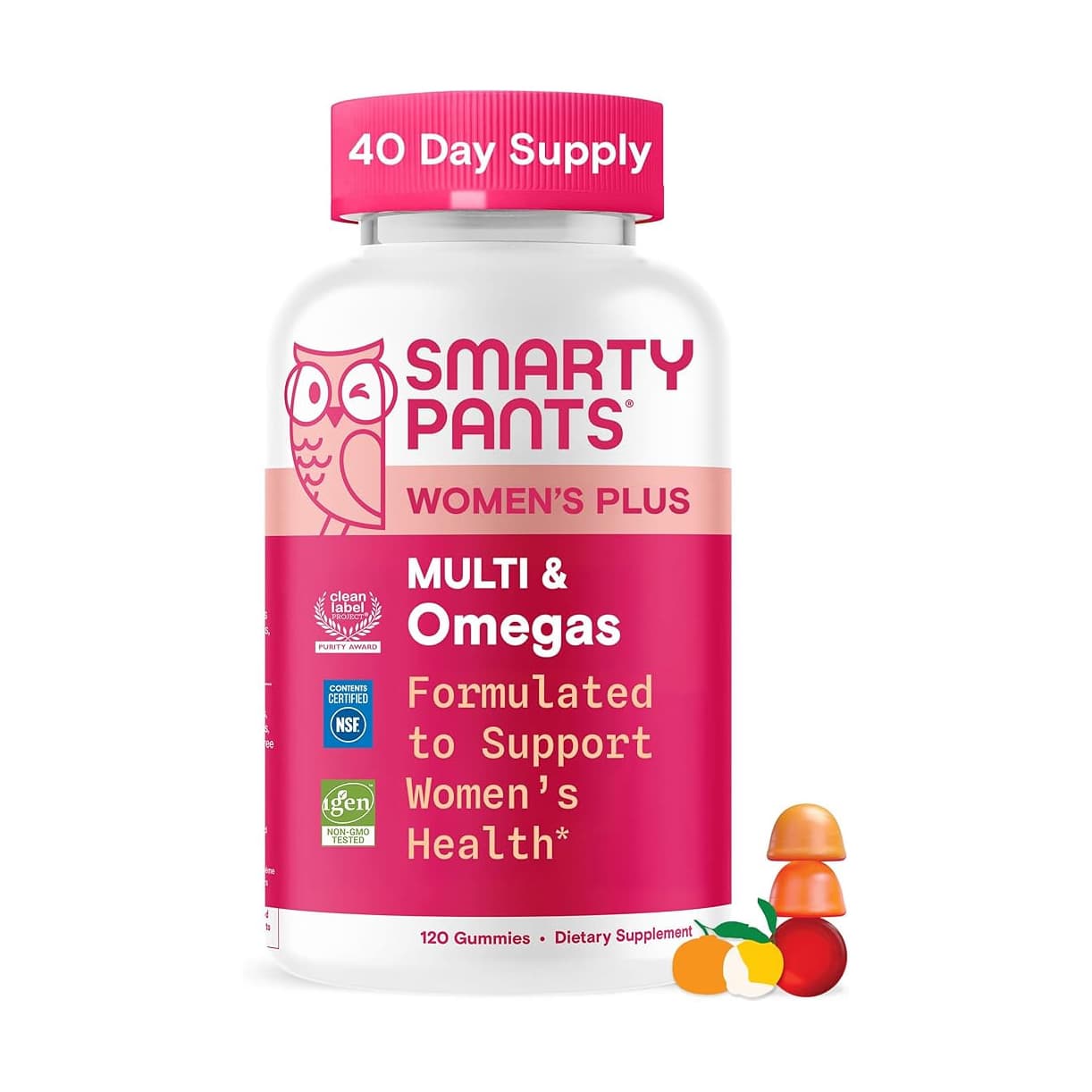 SmartyPants Womens Formula Multi and Omegas Eagle - Bottle of 120 - Image 1