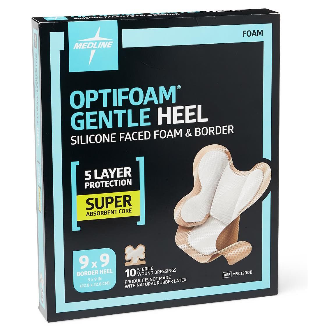 Optifoam Gentle Heel Silicone-faced Foam Dressing - Image 3