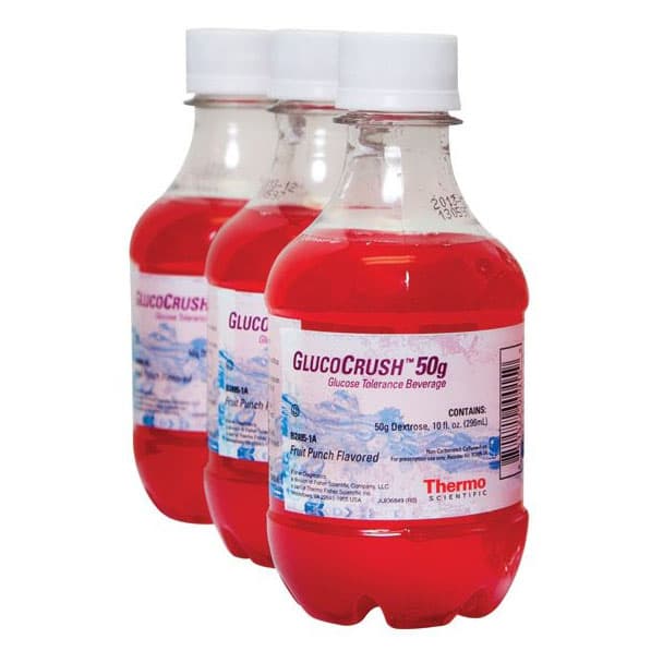 GlucoCrush Glucose Tolerance Beverage, 50 Gram, Fruit Punch - Package of 6 - Image 1