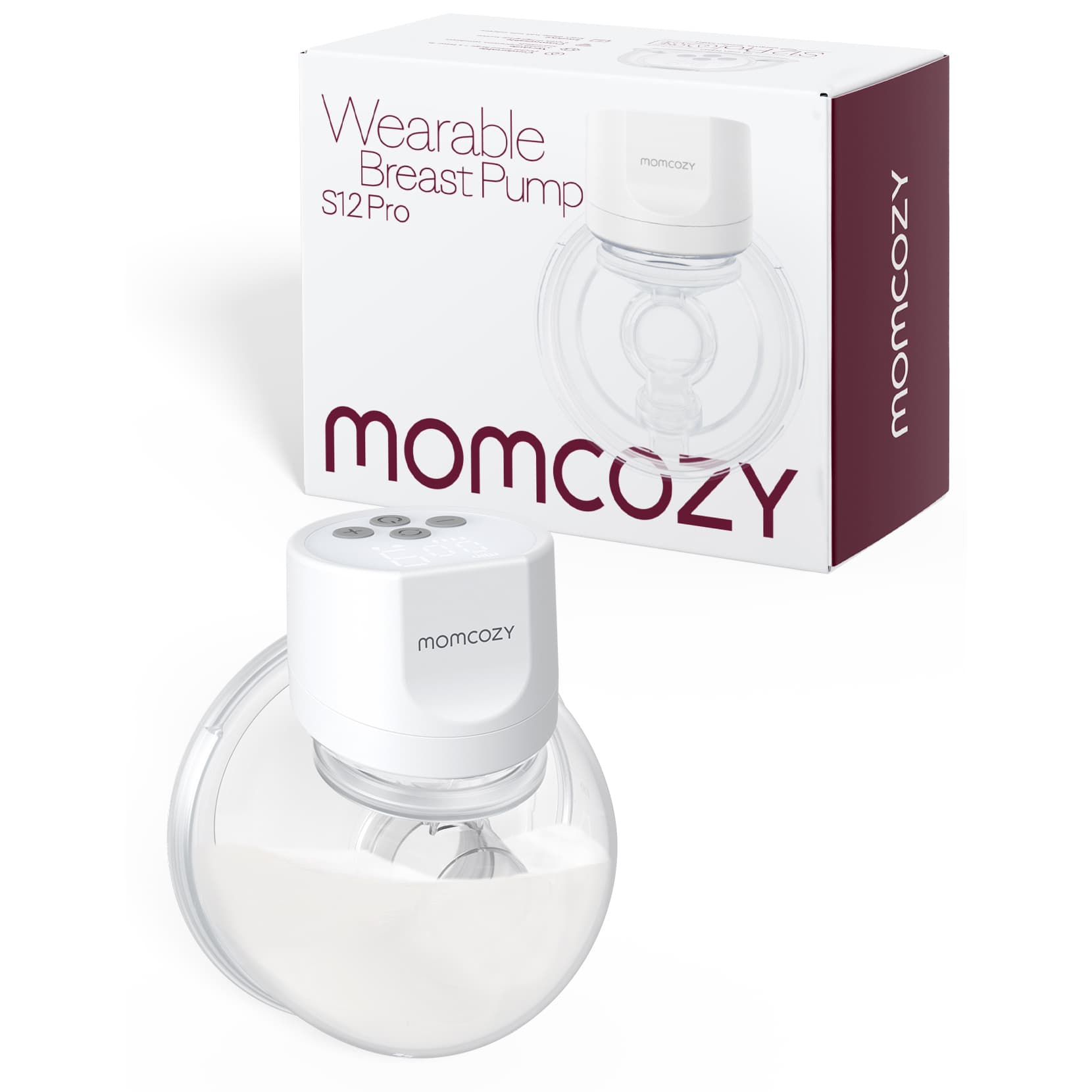 Momcozy Double S12 Pro Wearable Electric Breast Pump Kit, High Efficiency - Image 2