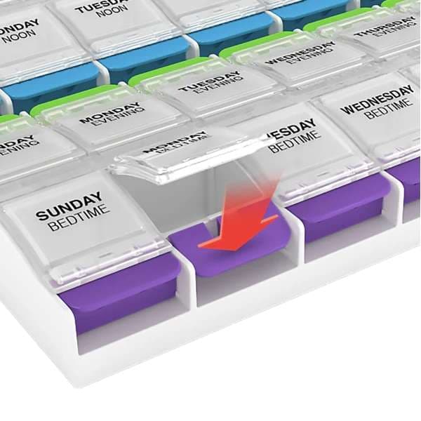 Apothecary Push Button Medtime Planner - Image 4