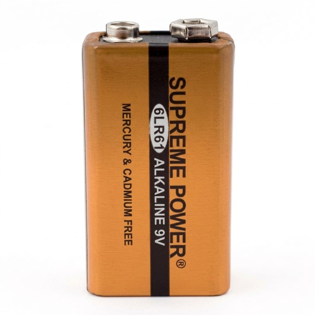 Supreme Technologies Glucose Monitor Battery, 9V - Each - Image 1