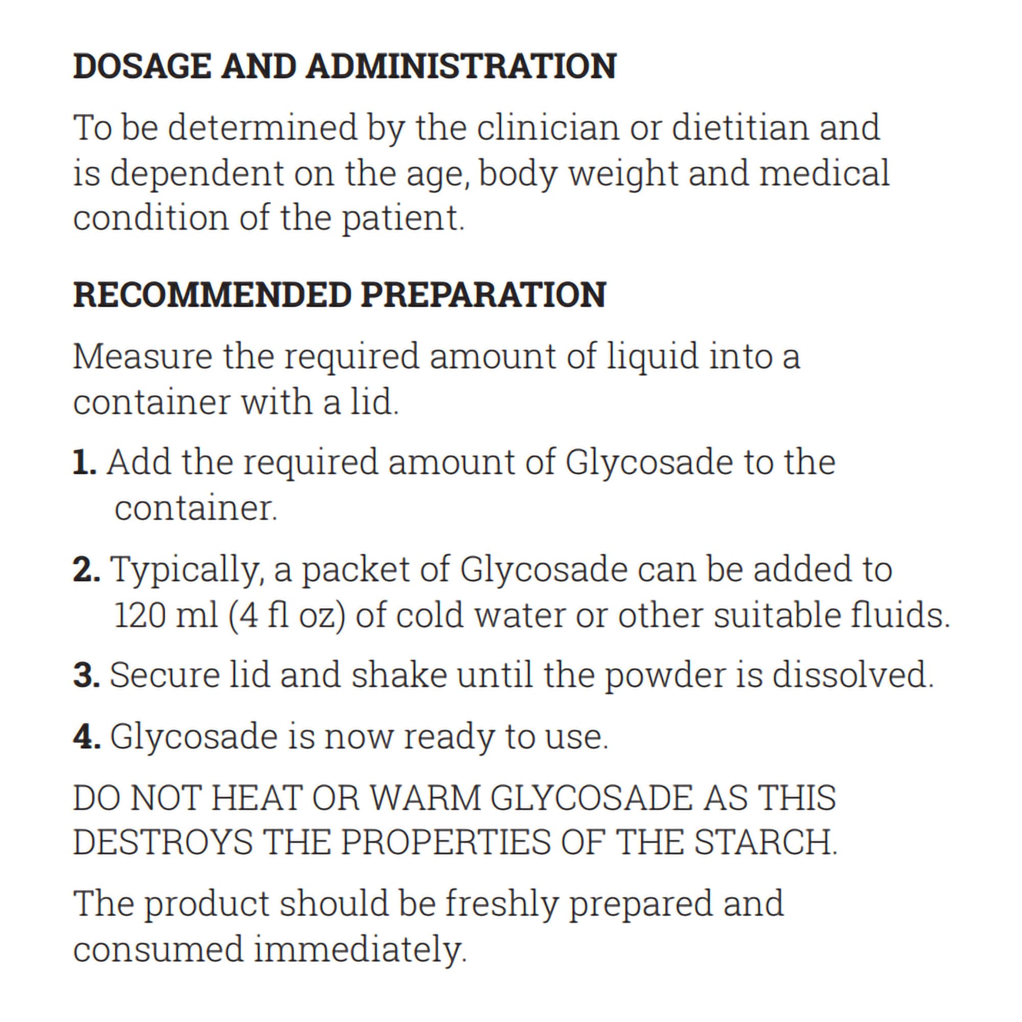 Vitaflo Glycosade Starch Oral Supplement - Image 3