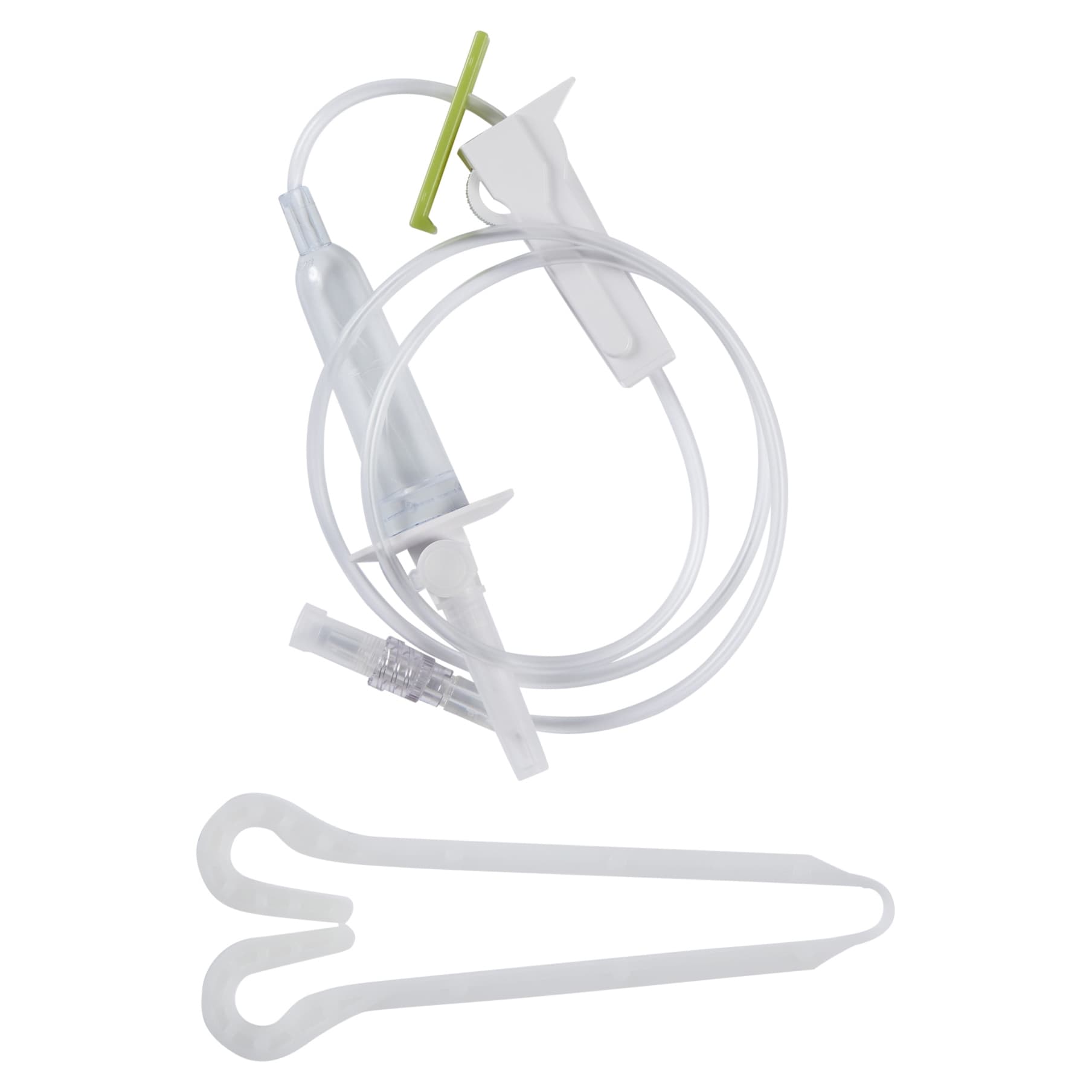 ICU Medical Gravity Secondary IV Administration Set with Rotating Luer Lock Connector - Image 1