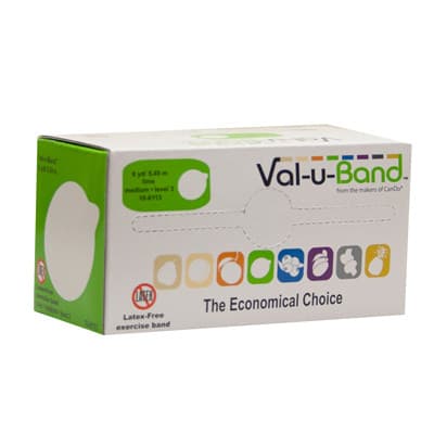 Val-u-Band Latex Free Exercise Band, 6 yard, Lime, Medium - Image 1