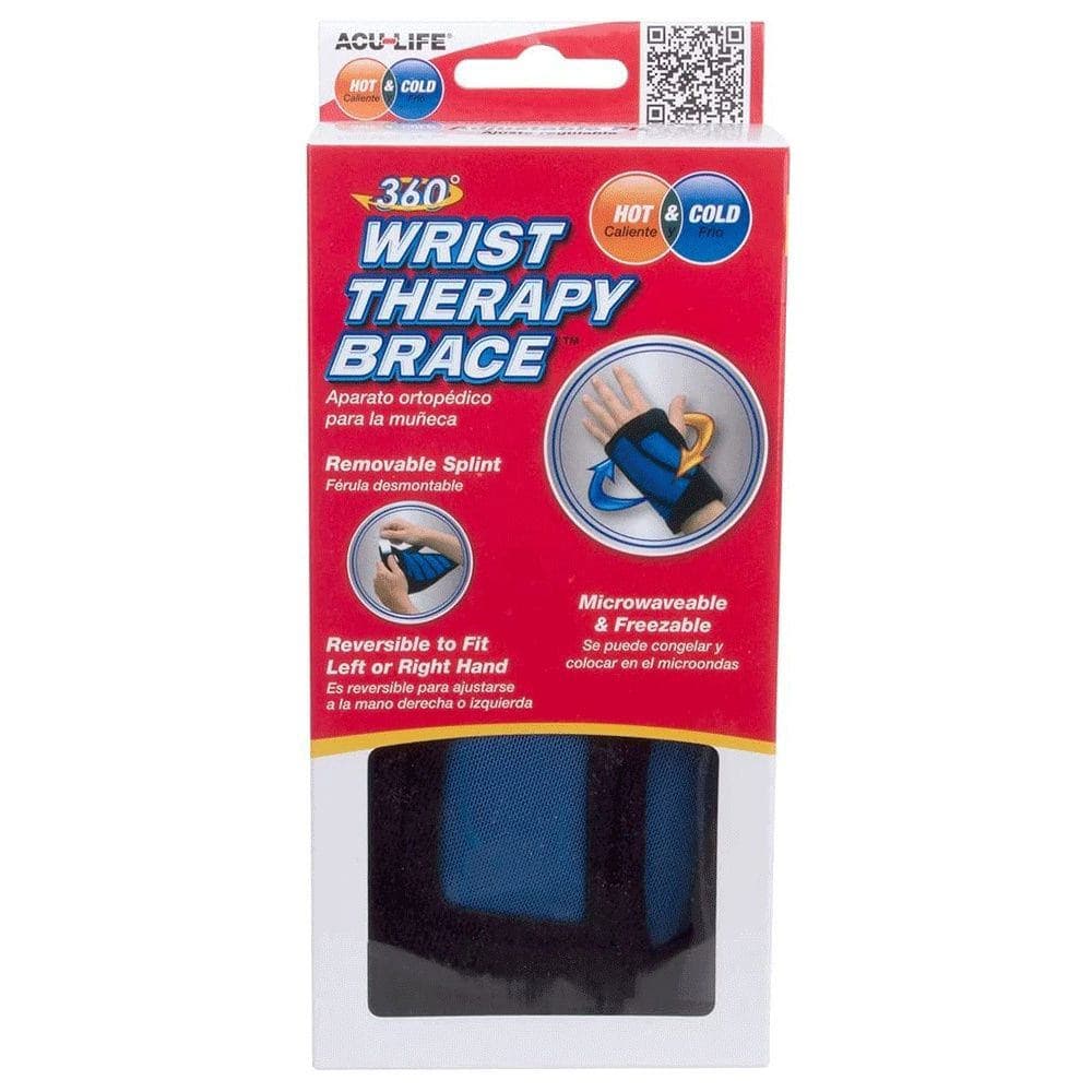 Health Enterprises 360deg Cold Therapy Wrist Brace, Black - Image 1