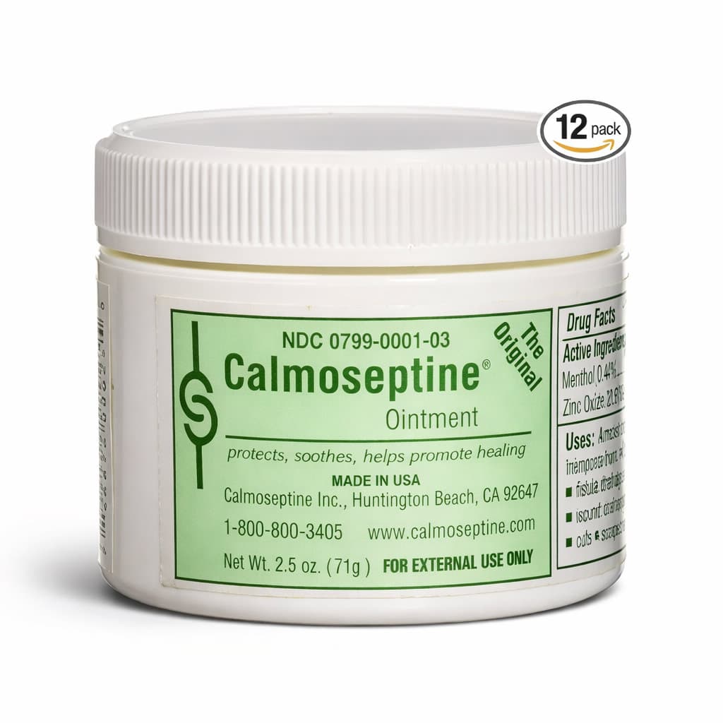 Calmoseptine Moisture Barrier Ointment, Jar, 2.5 oz - Case of 12 - Image 1