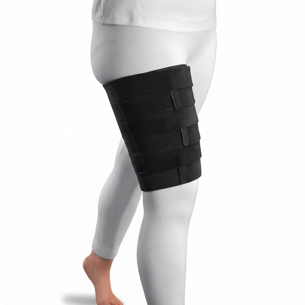 ReadyWrap Lower Extremity Thigh Garment, Tall, 2XLarge, Black - Image 1