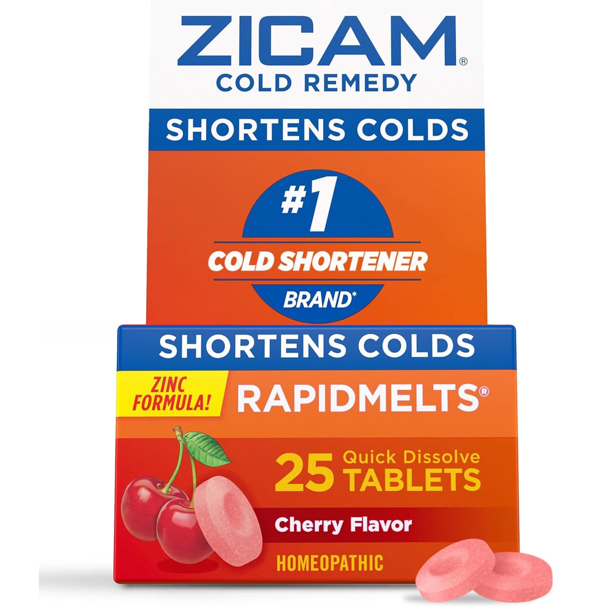 Zicam Cold Remedy Rapidmelts, Cherry - Box of 25