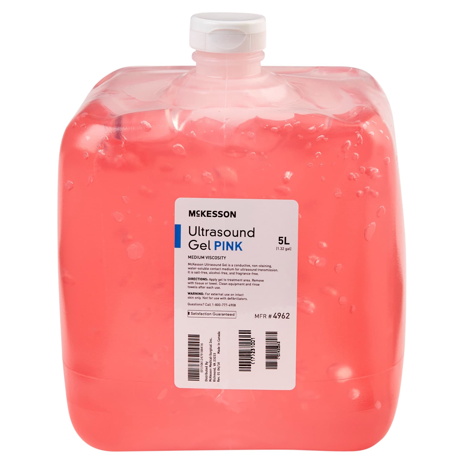 McKesson Conductive Ultrasound Transmission Gel, 5 Liter