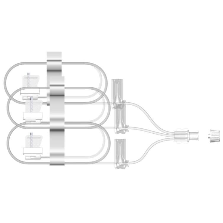 Sub-Q Subcutaneous Infusion Set with Winged Hub, 27 Gauge x 3, 9 mm, 0.65 mL - Box of 10 - Image 1