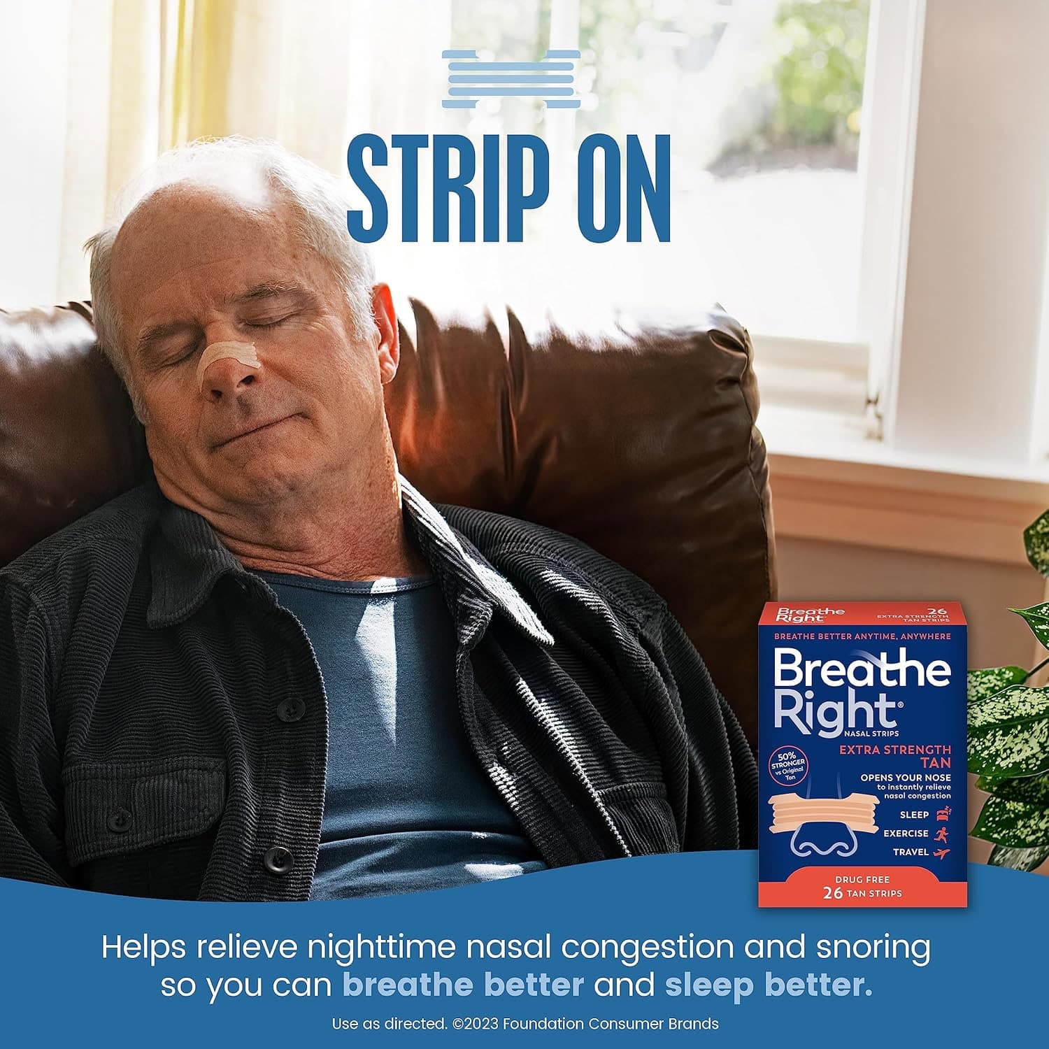 Breathe Right Extra Strength Strips - Image 3