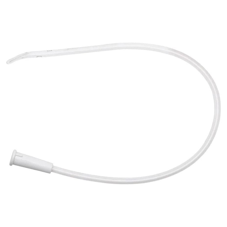 FloCath Hydrophilic Intermittent Catheter with coude tip 12 Fr, White - Box of 30 - Image 1