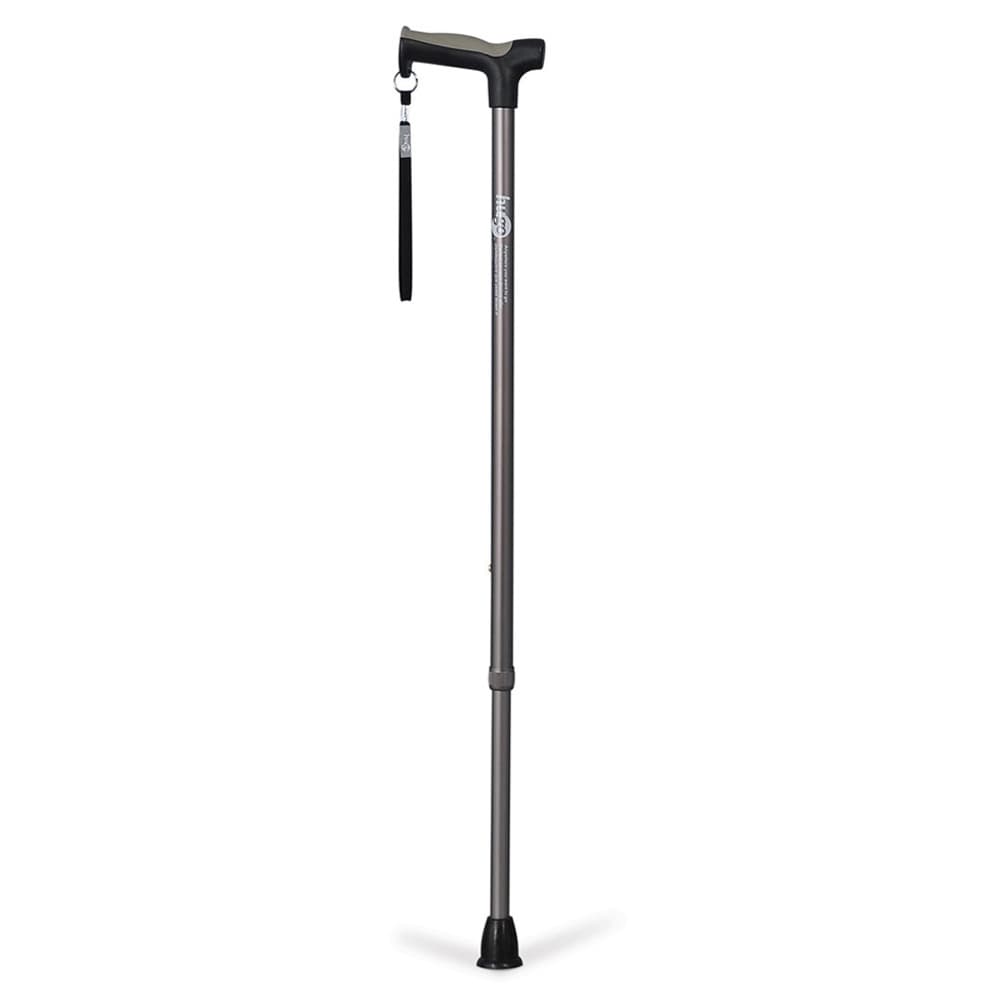 Drive Hugo Ergonomic Derby Handle Cane, Smoke - Case of 6 - Image 1