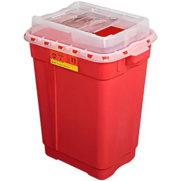 BD Large and Extra Large Sharps Container, Slide Top - Image 2