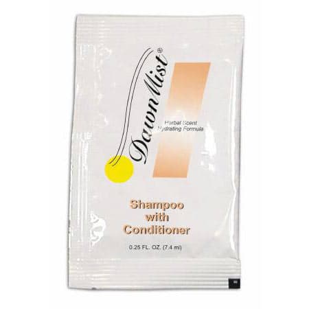 DawnMist Shampoo and Conditioner 0.25 oz. Herbal Scent - Case of 500 - Image 1