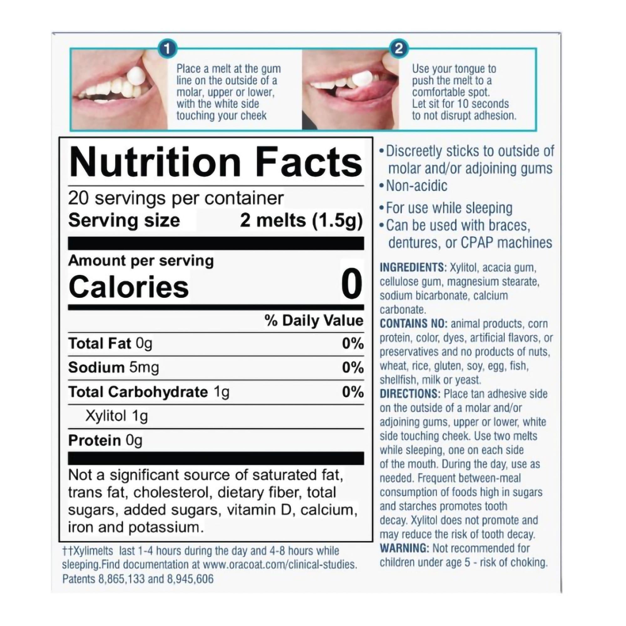 OraCoat XyliMelts Dry Mouth Mild Mints - Carton of 40 - Image 4