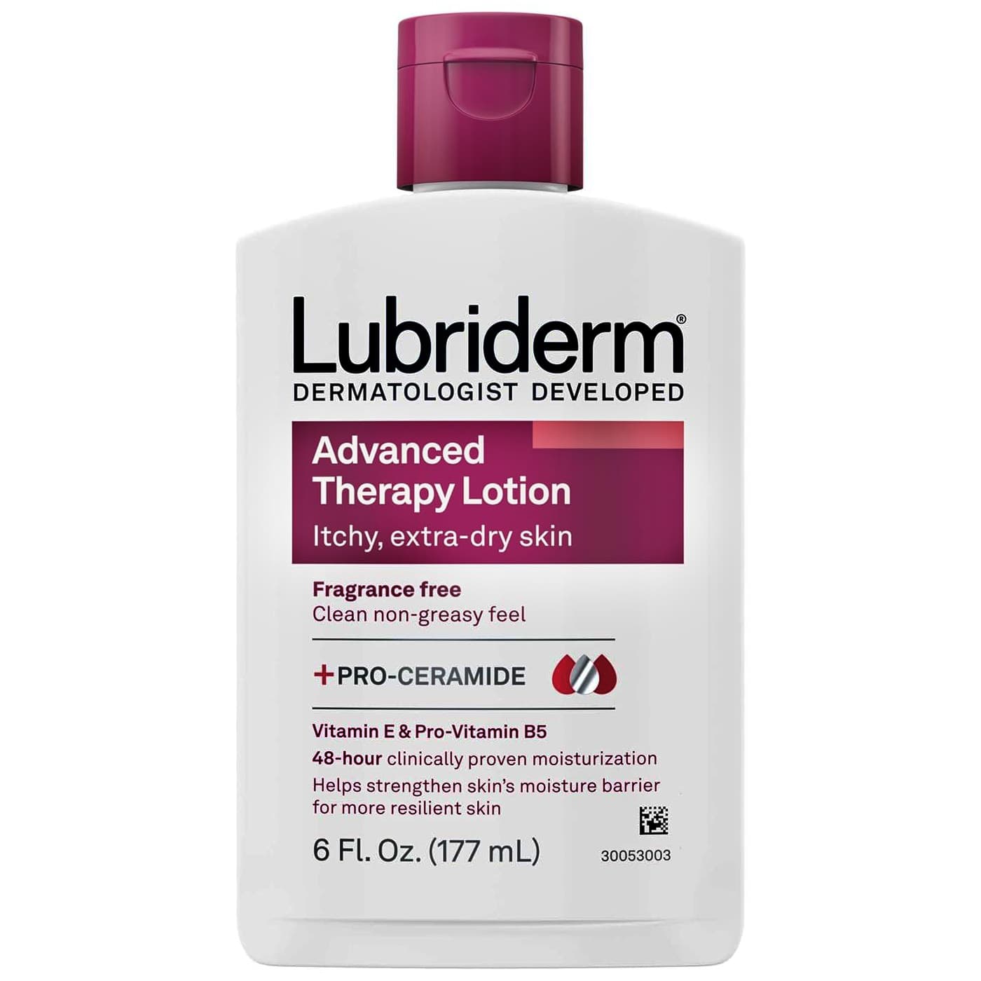Lubriderm Advanced Therapy Lotion, 6 Oz - Case of 12 - Image 1