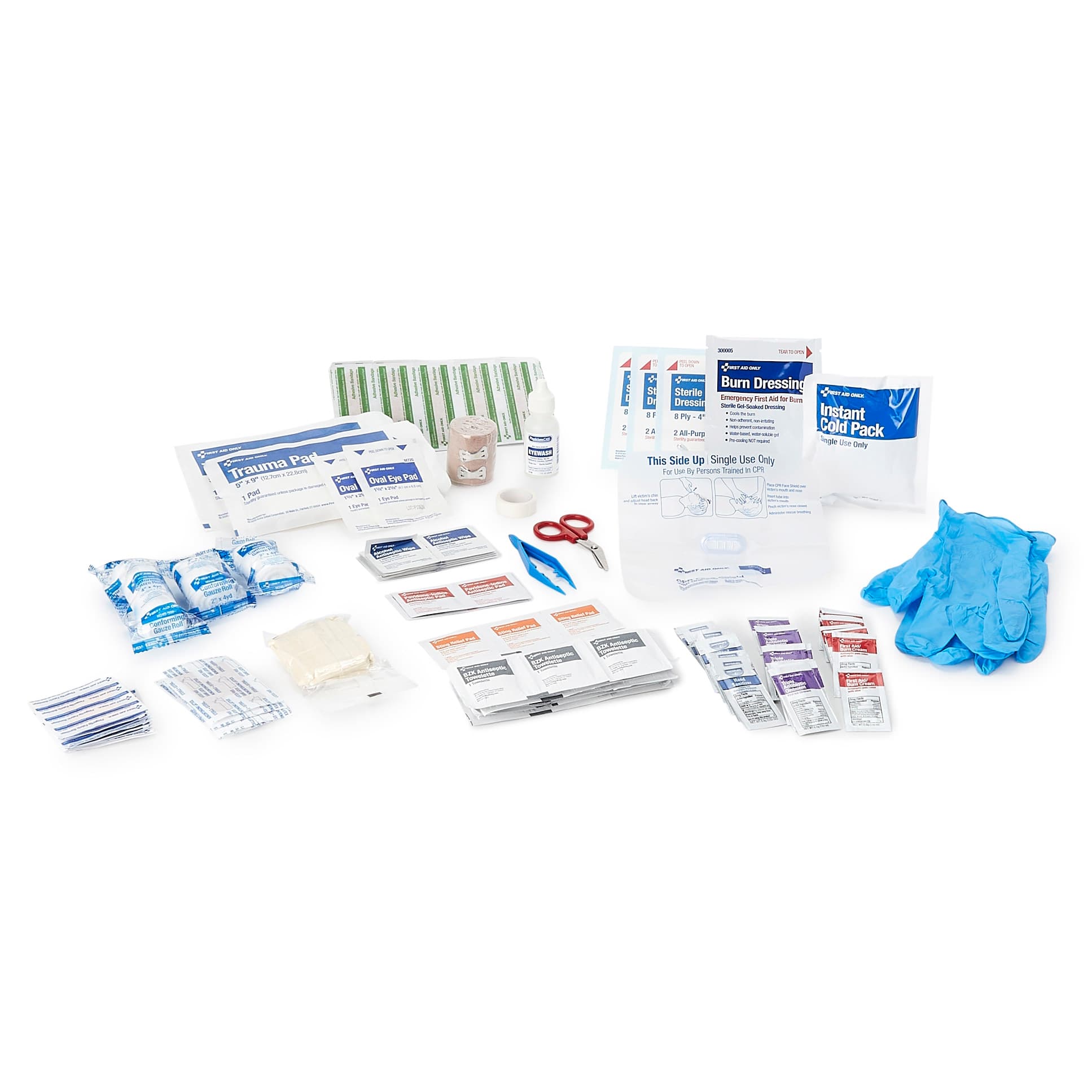 McKesson First Aid Kit Plastic Case 2.625 x 9.875 x 10 Inch 50 Person - Image 2