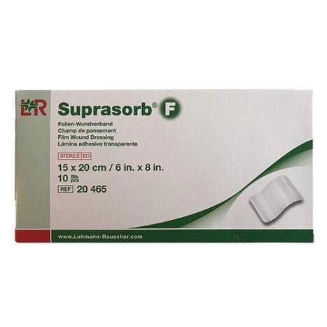 Suprasorb F Transparent Film Dressing, 6" x 8" - Box of 10 - Image 1