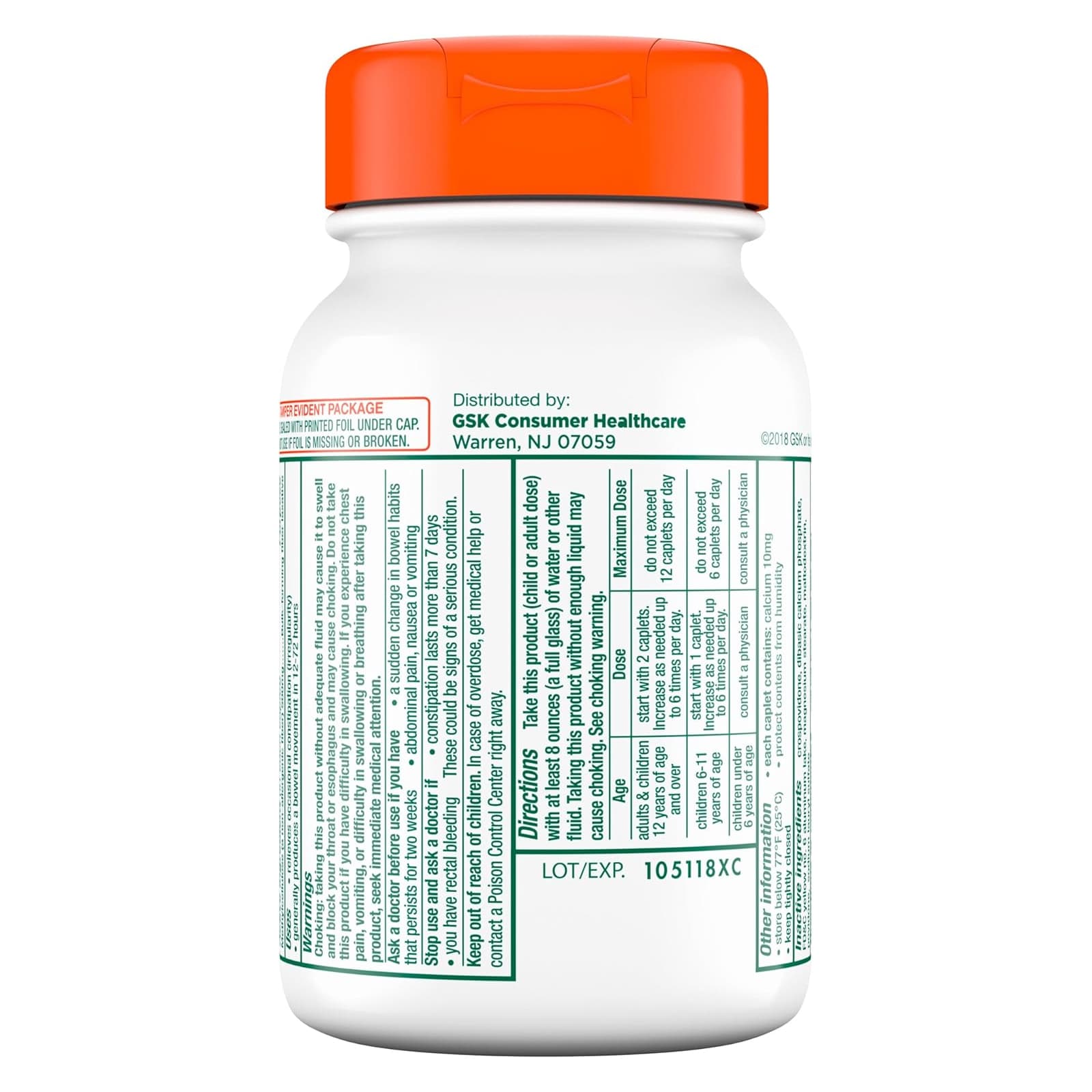 Citrucel Fiber Therapy Caplets for Occasional Constipation Relief - Image 3