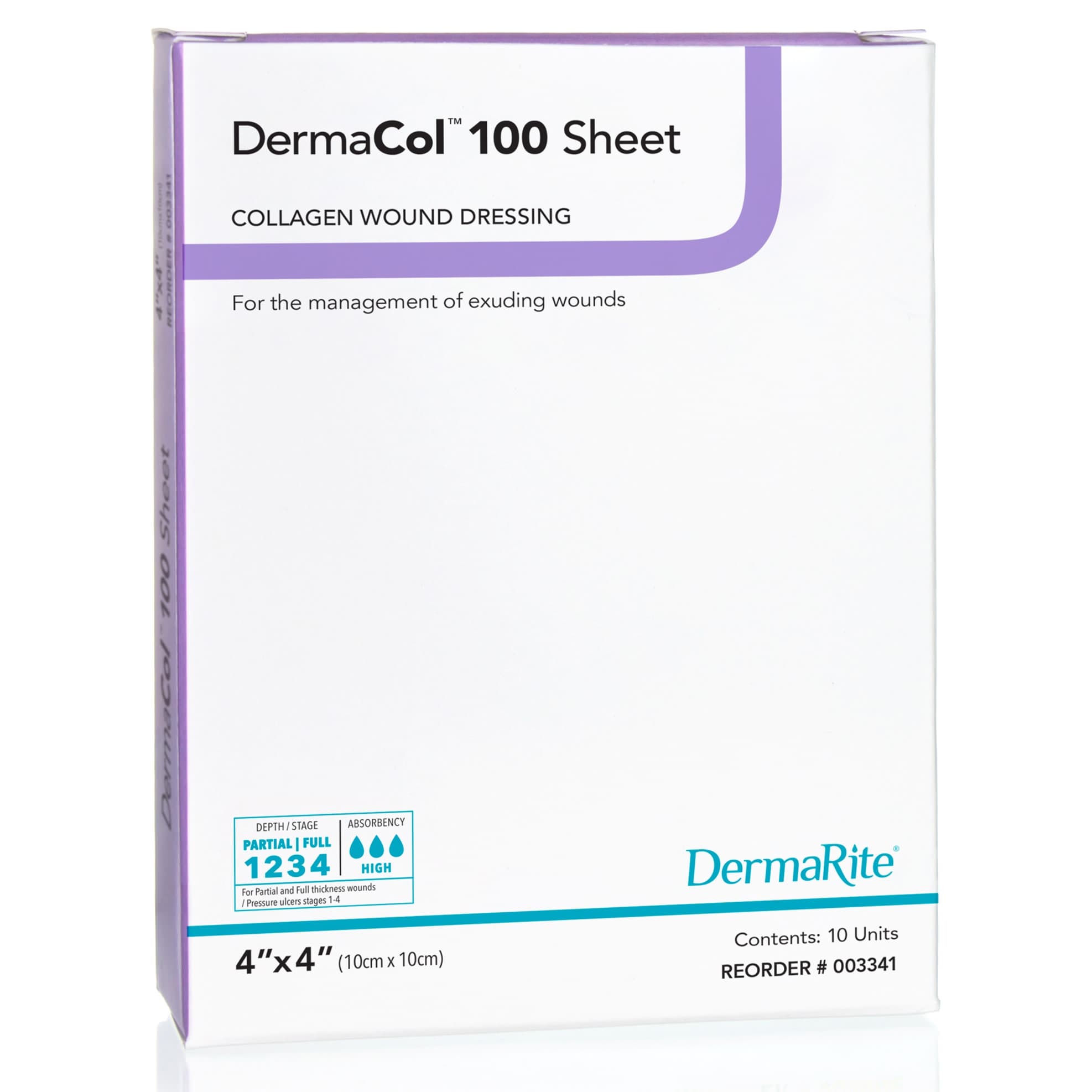 DermaCol 100 Sheet Collagen Wound Dressing - Image 2