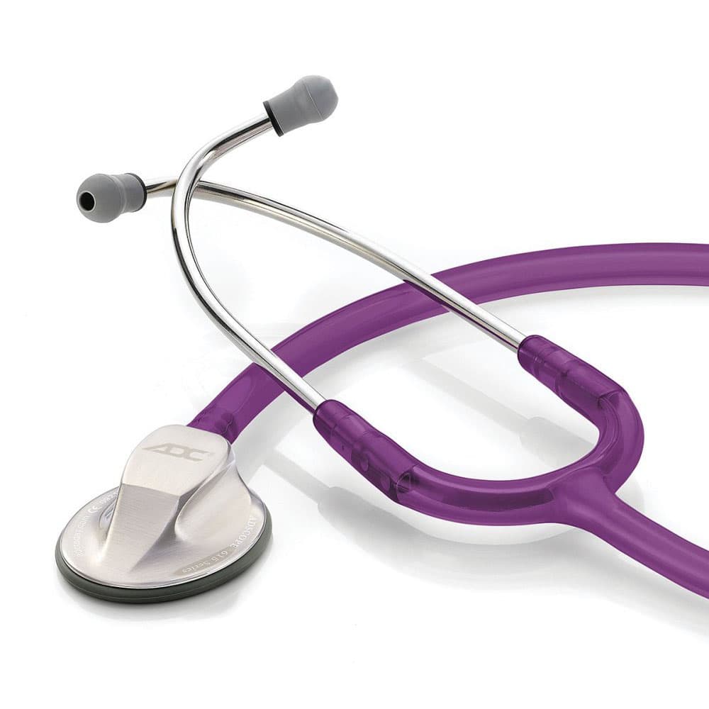 ADC Adscope Platinum Clinician Stethoscope, Amethyst - Image 1