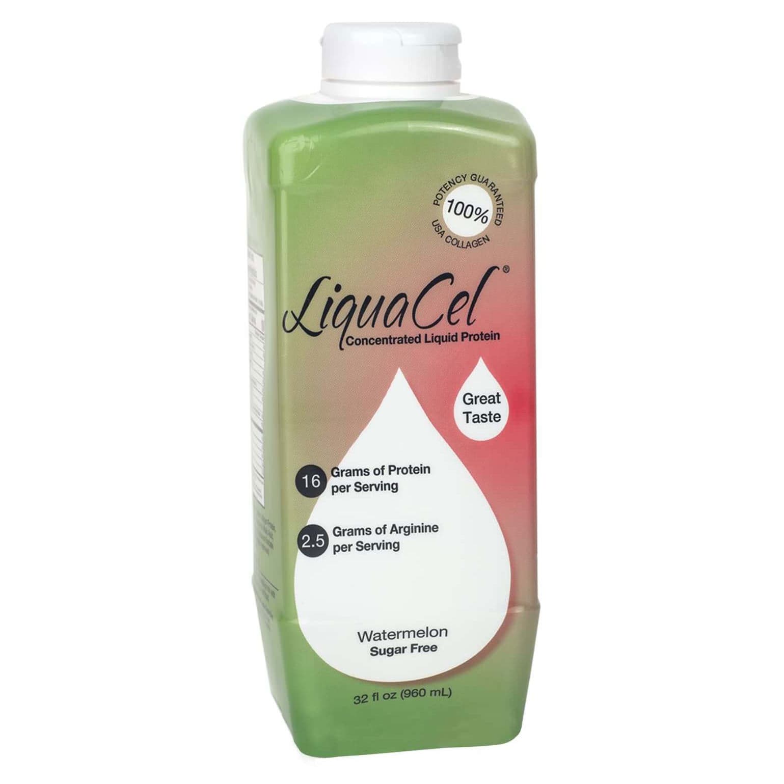 LiquaCel Ready to Use Oral Supplement, Watermelon, 32 oz - Each - Image 1