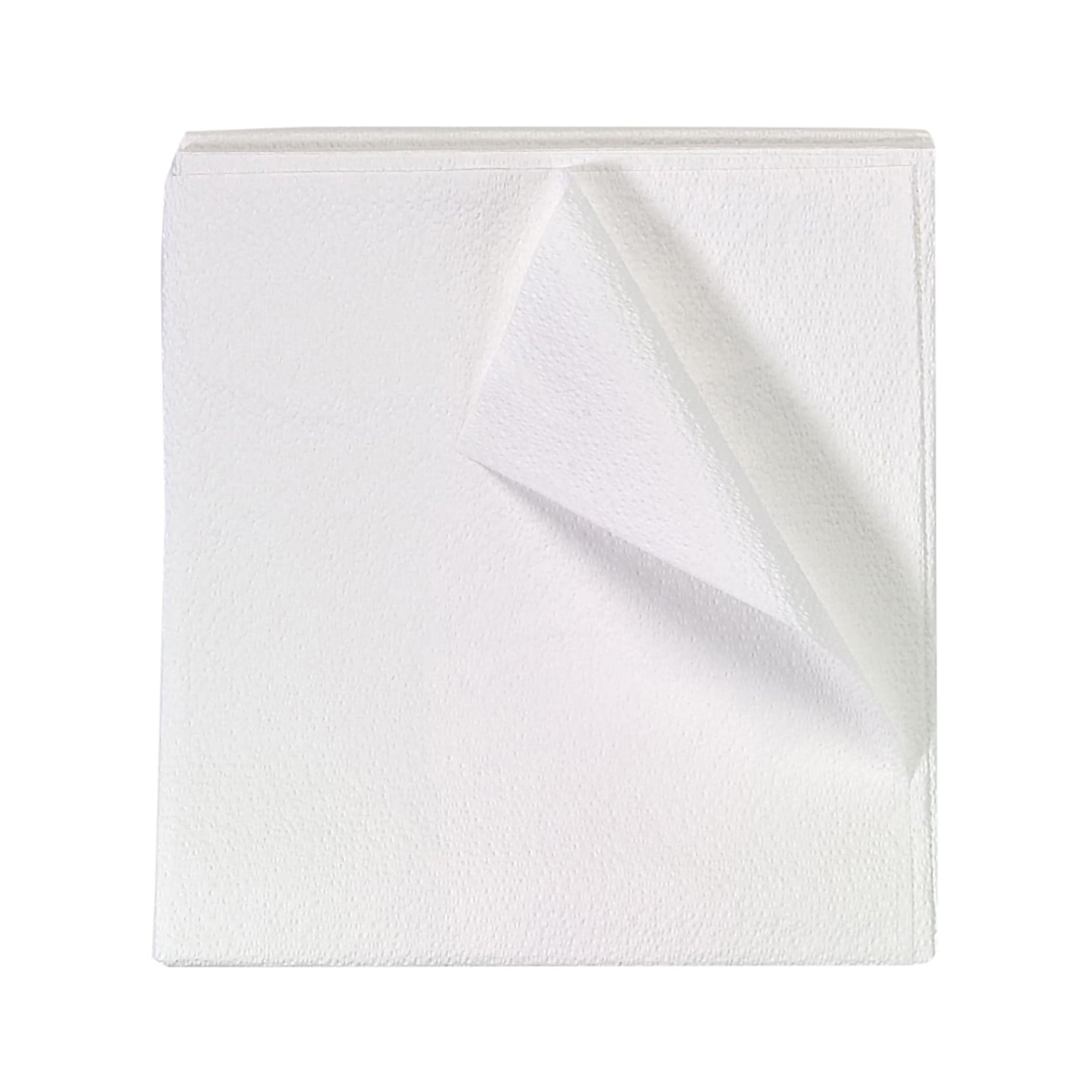 Tidi Choice General Purpose Drape, 40 x 48 Inch, White - Carton of 100 - Image 1