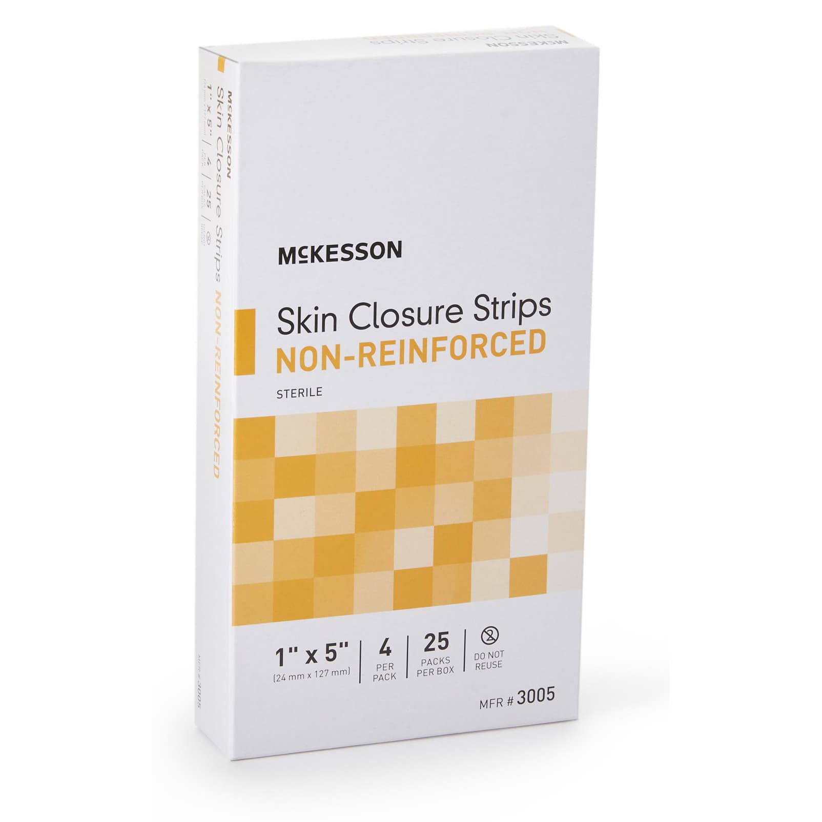 McKesson Skin Closure Strip 1 x 5 Inch Sterile - Image 2
