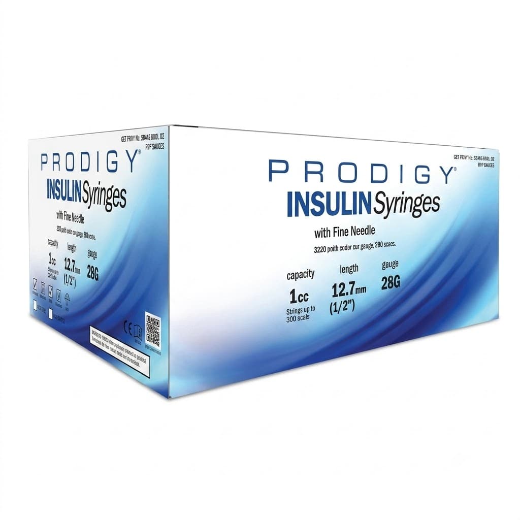 Prodigy Insulin Syringe With Fine Needles