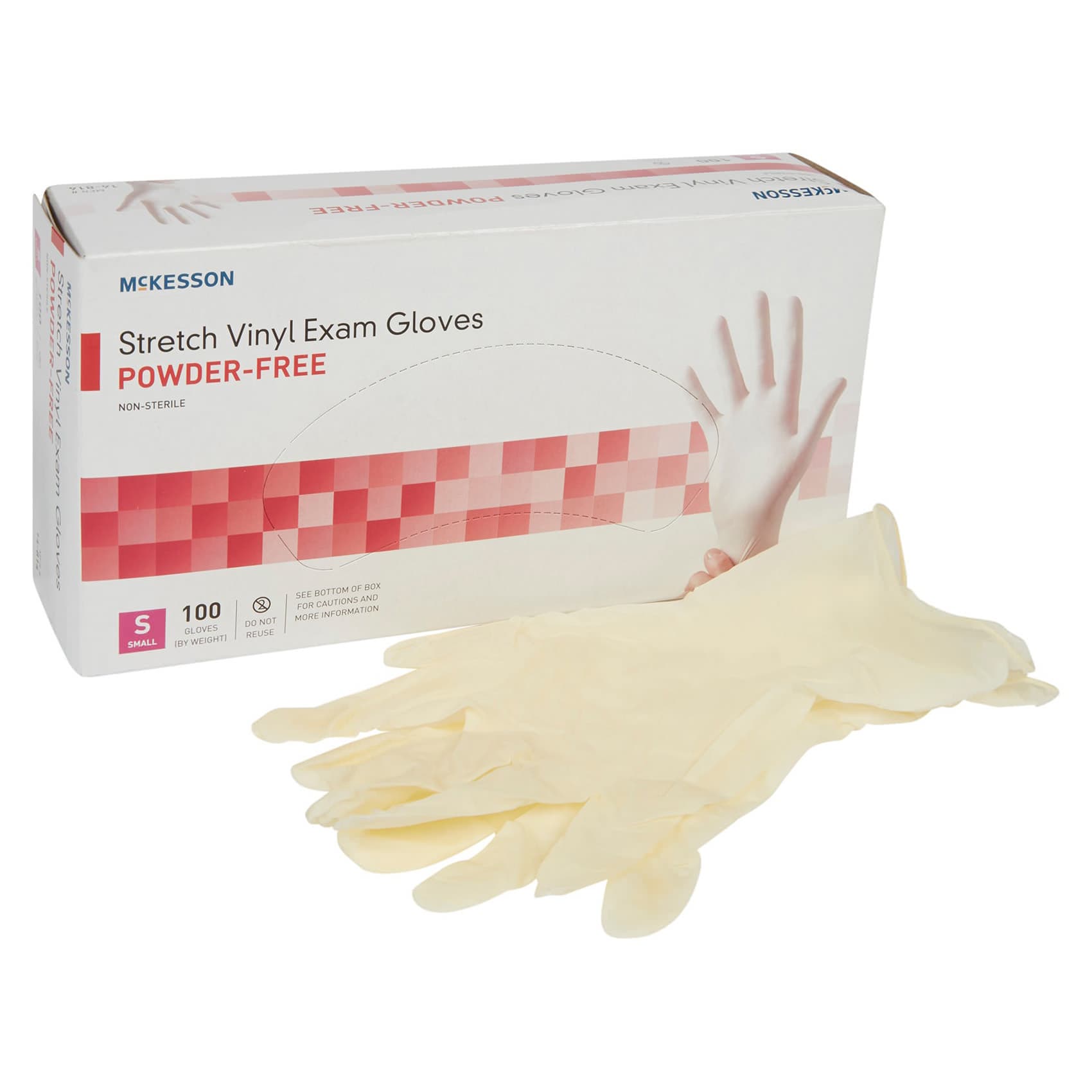 McKesson Stretch Vinyl Powder Free Exam Gloves