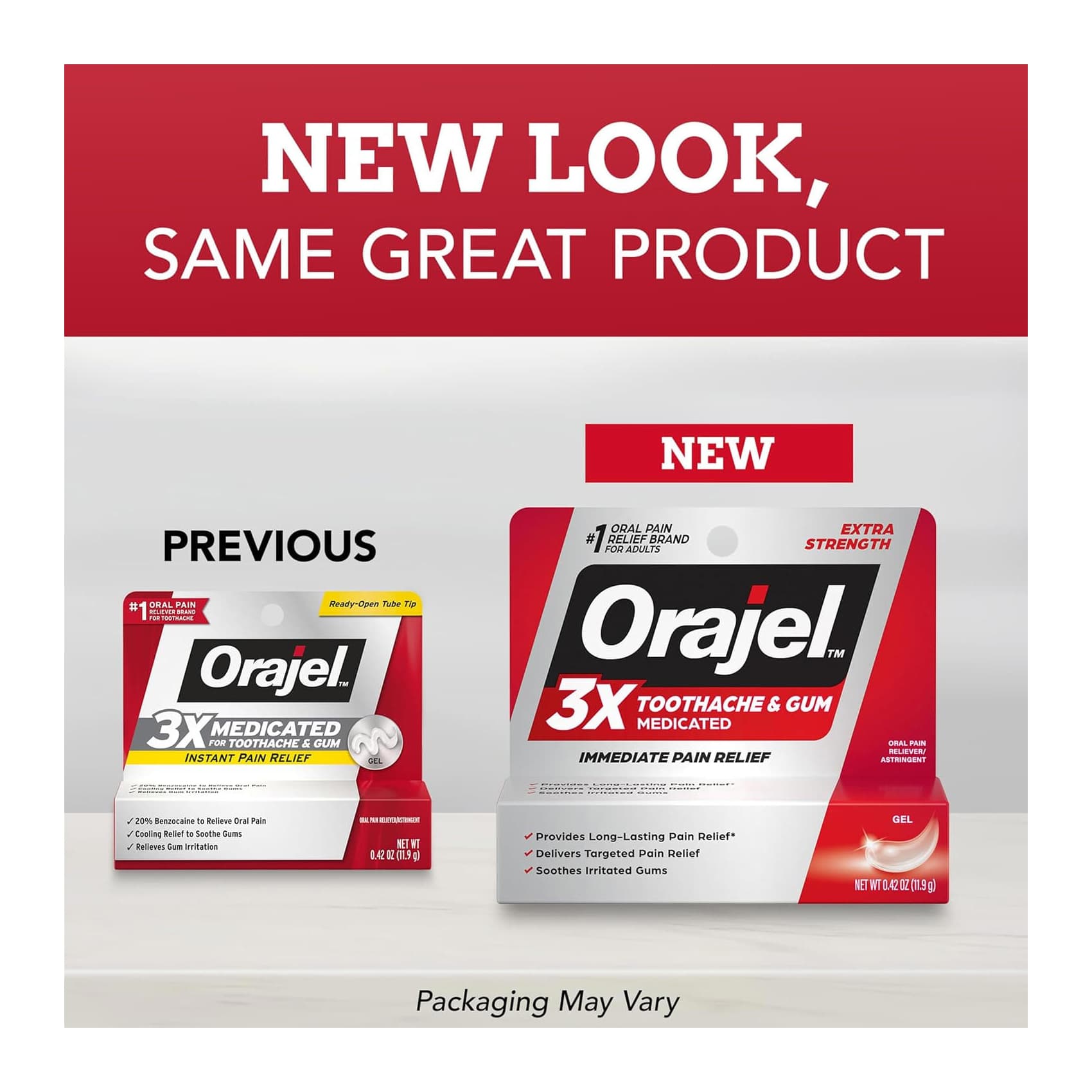 Orajel 3X Medicated Toothache & Gum Pain Gel - Each - Image 2