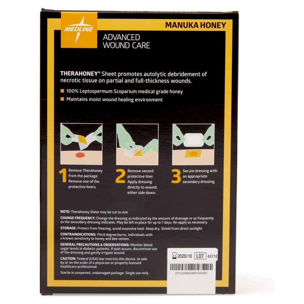 TheraHoney Honey Dressing Sheet - Image 2