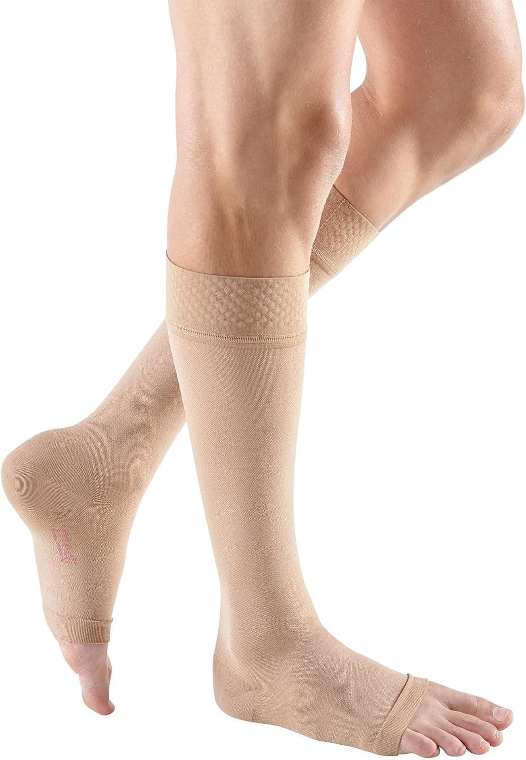Mediven Forte X-Wide with Silicone Topband Open Toe Compression Stocking - Image 2