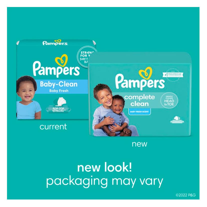 Pampers Complete Clean Baby Wipes - Image 2