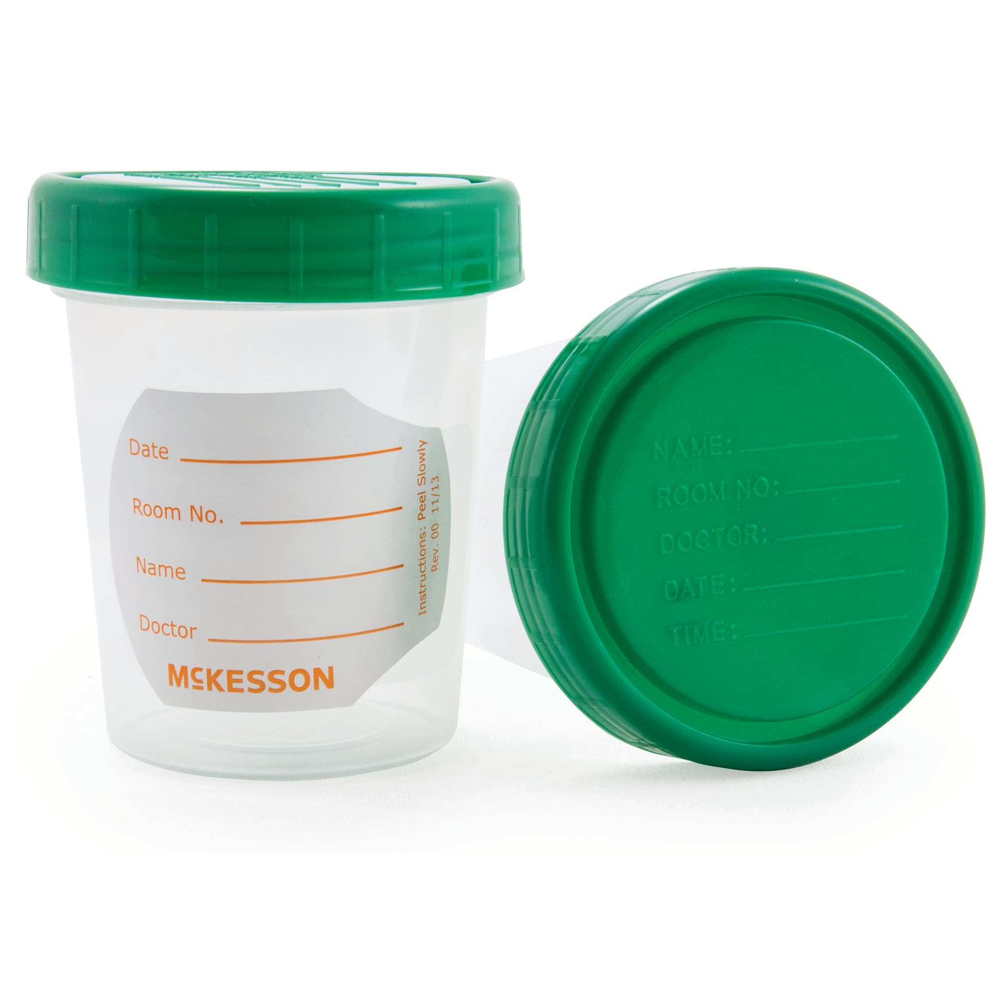 McKesson Single Patient Use Specimen Container, 4 oz - Box of 20 - Image 1