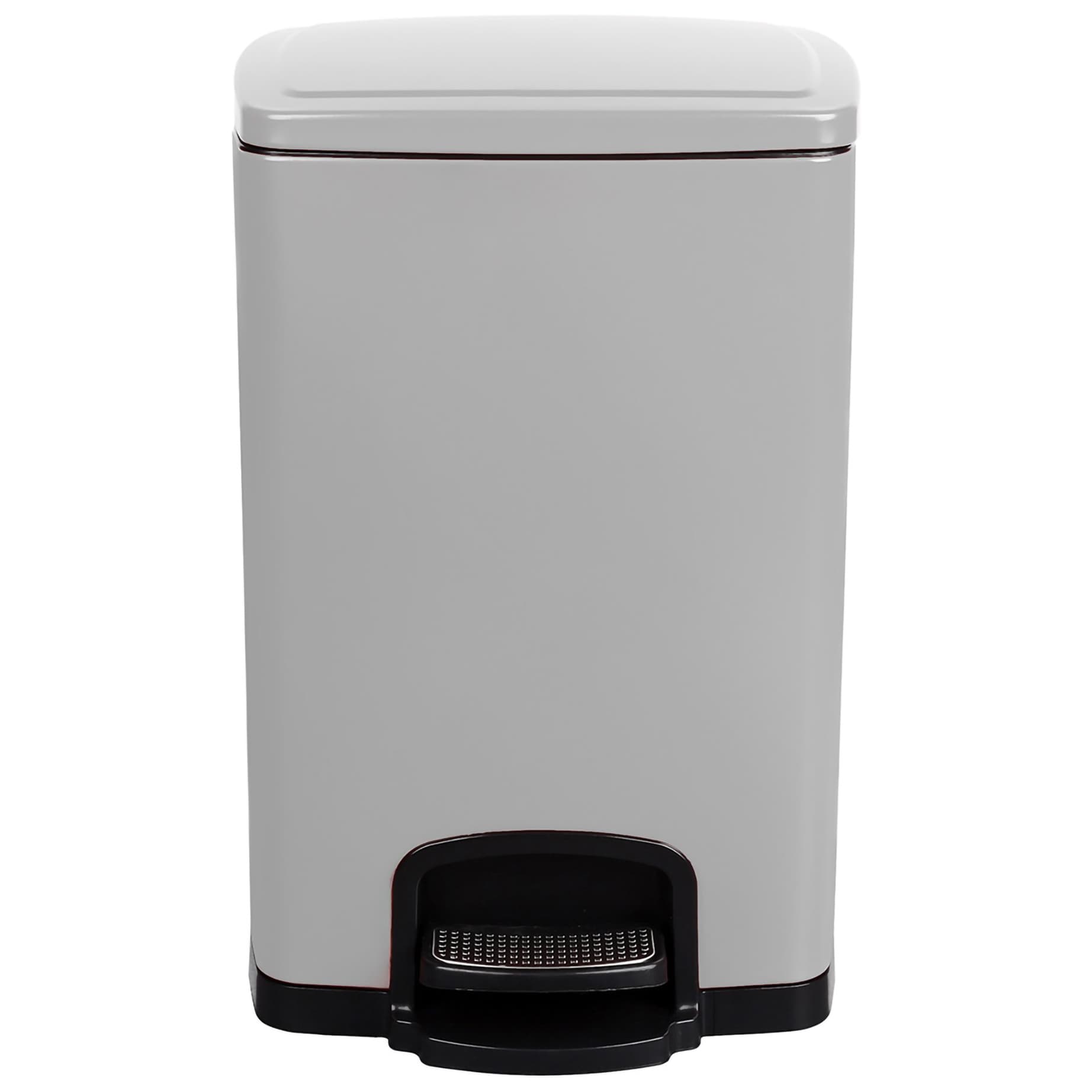 McKesson Step-On Square Metal Trash Can - Image 3